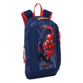 SAFTA SPIDER-MAN MINI MOCHILA - HOMBRERAS ERGONOMICAS - ASAS DE MANO - 8.5L - ESPALDA ACOLCHADA - AJUSTABLES EN HOMBRERAS - IDEA