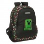 SAFTA MINECRAFT MOCHILA ADAPTABLE A CARRO - PORTABOTELLAS - COMPARTIMENTOS GRANDES - TIRADOR DOBLE - HOMBRERAS ACOLCHADAS - ASA 