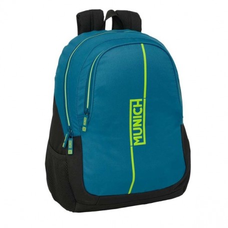 SAFTA MUNICH LAND MOCHILA ADAPTABLE A CARRO - PORTABOTELLAS - DOS COMPARTIMENTOS GRANDES - TIRADOR DOBLE - HOMBRERAS ERGONOMICAS