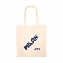 MILAN COLECCION 430 TOTE BAG BOLSA DE TELA - TAMAÑO  50X38X41CM - ASA LARGA 27CM - TEJIDO 'RIPSTOP' - BEIGE