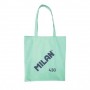 MILAN COLECCION 430 TOTE BAG BOLSA DE TELA - TAMAÑO  50X38X41CM - ASA LARGA 27CM - TEJIDO 'RIPSTOP' - VERDE