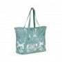 MILAN COLECCION LAVA BOLSO SHOPPER 18.5L - GRAN CAPACIDAD - CIERRE DE CREMALLERA - TAMAÑO 52X36X3CM - VERDE