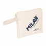 MILAN SERIE 1918 GIGANTE 403 BOLSA DE MANO - TAMAÑO 26,5X22X3CM - CIERRE DE CREMALLERA - 100% ALGODON - BEIGE