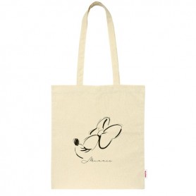 SAFTA MINNIE MOUSE TOTE BAG BOLSA DE TELA - ASAS DE MANO - BEIGE