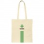 SAFTA REAL BETIS BALOMPIE TOTE BAG BOLSA DE TELA - ASAS DE MANO - BEIGE