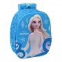 SAFTA FROZEN MOCHILA 3D - LUCES LED - PORTABOTELLAS - HOMBRERAS ACOLCHADAS - ASA SUPERIOR - 8.64L - 270X100X330MM - AZUL