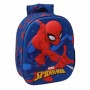 SAFTA SPIDER-MAN 3D MOCHILA 3D - LUCES LED - PORTABOTELLAS - HOMBRERAS ACOLCHADAS - ASA SUPERIOR - 8.64L - 270X100X330MM - AZUL
