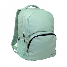 MILAN SERIE 1918 MOCHILA ESCOLAR 25L - 3 BOLSILLOS DELANTEROS + 2 BOLSILLOS LATERALES - ASAS REGULABLES Y ACOLCHADAS - TAMAÑ