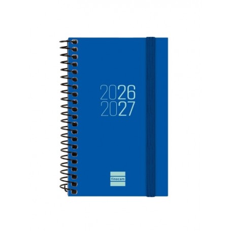 FINOCAM ESPIR AGENDA ESCOLAR 26/27 - SEMANA VISTA HORIZONTAL - FORMATO E3 - 79X127MM - TAPAS DE POLIPROPILENO - PAPEL DE 80G/M2 