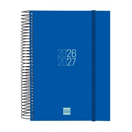 FINOCAM ESPIR AGENDA ESCOLAR 26/27 - 1 DIA POR PAGINA - FORMATO E10 - 155X212MM - TAPAS DE POLIPROPILENO - PAPEL DE 70G/M2 - ESP