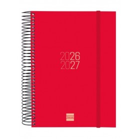 FINOCAM ESPIR AGENDA ESCOLAR 26/27 - 1 DIA POR PAGINA - FORMATO E10 - 155X212MM - TAPAS DE POLIPROPILENO - PAPEL DE 70G/M2 - ESP