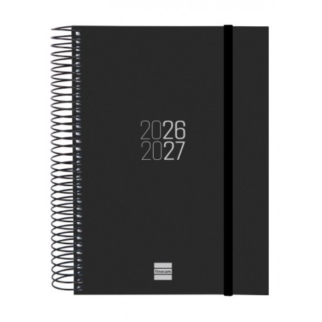 FINOCAM ESPIR AGENDA ESCOLAR 26/27 - 1 DIA POR PAGINA - FORMATO E10 - 155X212MM - TAPAS DE POLIPROPILENO - PAPEL DE 70G/M2 - ESP