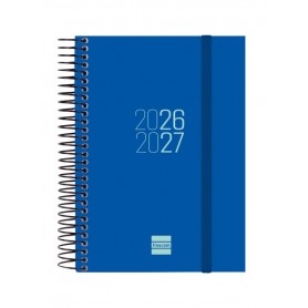 FINOCAM ESPIR AGENDA ESCOLAR 26/27 - 1 DIA POR PAGINA - FORMATO E8 - 120X171MM - TAPAS DE POLIPROPILENO - PAPEL DE 70G/M2 - ESPI