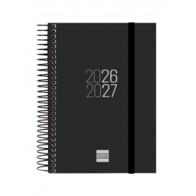 FINOCAM ESPIR AGENDA ESCOLAR 26/27 - 1 DIA POR PAGINA - FORMATO E8 - 120X171MM - TAPAS DE POLIPROPILENO - PAPEL DE 70G/M2 - ESPI
