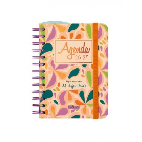 FINOCAM TALKUAL AGENDA ESCOLAR 26/27 - SEMANA VISTA HORIZONTAL - FORMATO 8º - 120X169MM - TAPA DURA - PAPEL DE 100G/M2 - ESPIRA