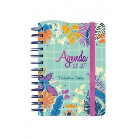 FINOCAM TALKUAL AGENDA ESCOLAR 26/27 - SEMANA VISTA HORIZONTAL - FORMATO 8º - 120X169MM - TAPA DURA - PAPEL DE 100G/M2 - ESPIRA