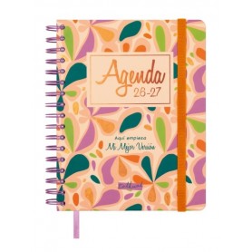 FINOCAM TALKUAL AGENDA ESCOLAR 26/27 - SEMANA VISTA HORIZONTAL - FORMATO 4º - 155X217MM - TAPA DURA - PAPEL DE 100G/M2 - ESPIRA