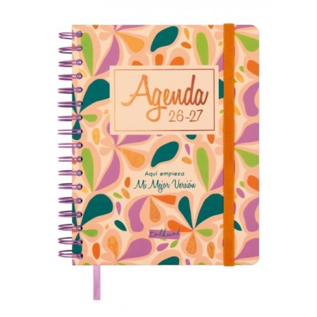 FINOCAM TALKUAL AGENDA ESCOLAR 26/27 - SEMANA VISTA HORIZONTAL - FORMATO 4º - 155X217MM - TAPA DURA - PAPEL DE 100G/M2 - ESPIRA