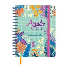 FINOCAM TALKUAL AGENDA ESCOLAR 26/27 - SEMANA VISTA HORIZONTAL - FORMATO 4º - 155X217MM - TAPA DURA - PAPEL DE 100G/M2 - ESPIRA