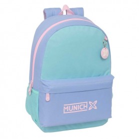 SAFTA MUNICH MELLOW MOCHILA ADAPTABLE A CARRO - BOLSILLOS LATERALES - DOBLE TIRADOR - ACOLCHADA Y ERGONOMICA - ASA SUPERIOR - 19