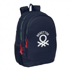 SAFTA BENETTON TOGETHER MOCHILA ADAPTABLE A CARRO - BOLSILLOS LATERALES - DOS COMPARTIMENTOS - TIRADOR DOBLE - HOMBRERAS ACOLCHA