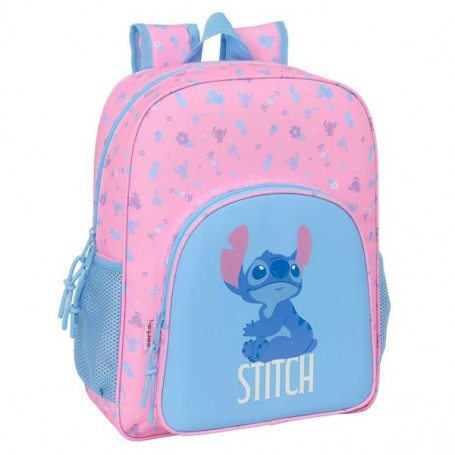 SAFTA STITCH BRIGHT MOCHILA - ADAPTABLE A CARRO - BOLSILLOS LATERALES - DOBLE TIRADOR - HOMBRERAS ACOLCHADAS - BOLSILLO FRONTAL 