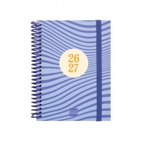 FINOCAM DIVA AGENDA ESCOLAR 26/27 - SEMANA VISTA HORIZONTAL - FORMATO 8º - 120X164MM - TAPAS DE CARTON FORRADO - PAPEL DE 80G/M