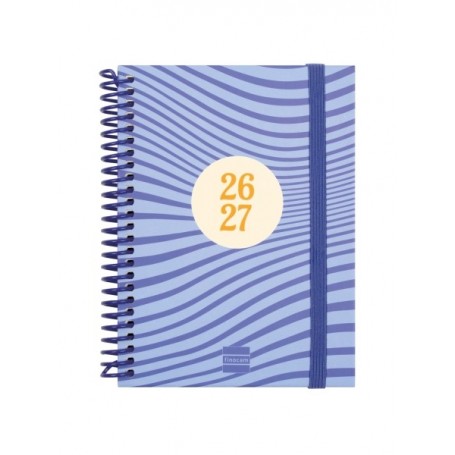 FINOCAM DIVA AGENDA ESCOLAR 26/27 - SEMANA VISTA HORIZONTAL - FORMATO 8º - 120X164MM - TAPAS DE CARTON FORRADO - PAPEL DE 80G/M