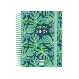 FINOCAM DIVA AGENDA ESCOLAR 26/27 - 1 DIA POR PAGINA - FORMATO 8º - 120X164MM - TAPAS DE CARTON FORRADO - PAPEL DE 80G/M2 - ESP