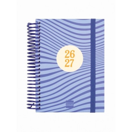 FINOCAM DIVA AGENDA ESCOLAR 26/27 - 1 DIA POR PAGINA - FORMATO 8º - 120X164MM - TAPAS DE CARTON FORRADO - PAPEL DE 80G/M2 - ESP