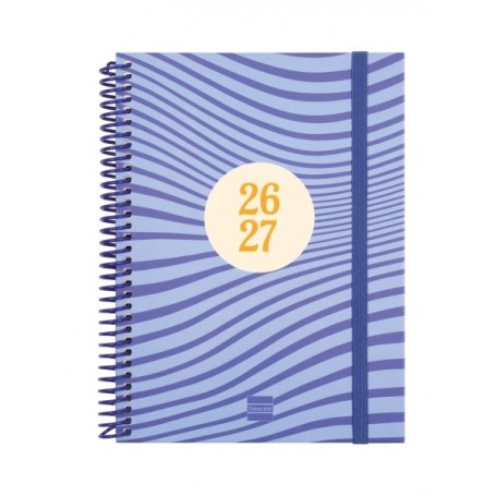 FINOCAM DIVA AGENDA ESCOLAR 26/27 - SEMANA VISTA HORIZONTAL - FORMATO 4º - 155X212MM - TAPAS DE CARTON FORRADO - PAPEL DE 80G/M