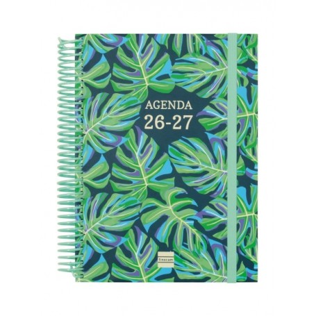 FINOCAM DIVA AGENDA ESCOLAR 26/27 - 1 DIA POR PAGINA - FORMATO 4º - 155X212MM - TAPAS DE CARTON FORRADO - PAPEL DE 80G/M2 - ESP