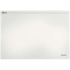 LEITZ TRAVELLER PACK DE 2 FUNDAS MULTIUSOS TRANSPARENTES - TAMAÑO 230X1X330MM - CIERRE DE CREMALLERA
