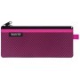 LEITZ WOW BOLSA PORTA-TODO MEDIANA 2 COMPARTIMENTOS - TAMAÑO 85X6X210MM - LAVABLE Y DURADERA - CIERRE DE CREMALLERA - FUCSIA