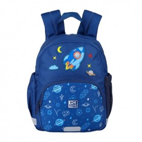 OXFORD SPACE MOCHILA INFANTIL 8.5L - 2 BOLSILLOS LATERALES CON GOMA ESLASTICA - ESPALDA ACOLCHADA ERGONOMICA - ELEMENTOS REFLECT