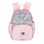 OXFORD FLORAL MOCHILA INFANTIL 8.5L - 2 BOLSILLOS LATERALES CON GOMA ESLASTICA - ESPALDA ACOLCHADA ERGONOMICA - ELEMENTOS REFLEC