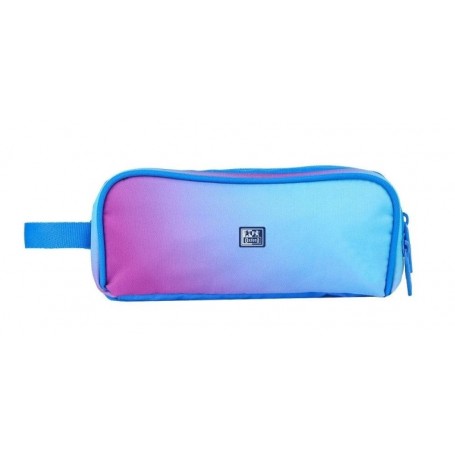 OXFORD GRADIENT ESTUCHE PORTATODO - 3 CREMALLERAS - ASA LATERAL - FABRICADO EN MATERIAL RECICLADO - MYSTIC BLUE