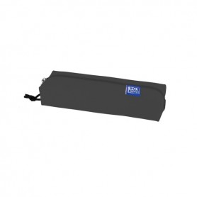 OXFORD KANGOO LIVE AND GO ESTUCHE RECTANGULAR MEDIANO - GOMA ELASTICA PARA CUADERNOS - NEGRO