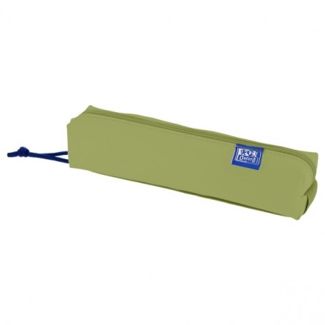 OXFORD KANGOO LIVE AND GO ESTUCHE CUADRADO COMPACTO - GOMA ELASTICA PARA CUADERNOS - 22X4X4CM - VERDE