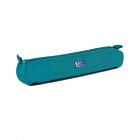 OXFORD B-YOU ESTUCHE REDONDO COMPACTO - POLIESTER - CREMALLERA - COLORES SURTIDOS