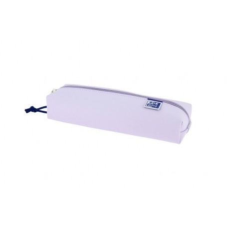 OXFORD LIVE & GO ESTUCHE RECTANGULAR MEDIANO - MATERIAL ACOLCHADO - GOMA ELASTICA PARA UNIRLO AL CUADERNO - MALVA