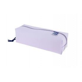OXFORD LIVE & GO ESTUCHE CUADRADO GRANDE - MATERIAL ACOLCHADO - GOMA ELASTICA PARA UNIRLO AL CUADERNO - MALVA