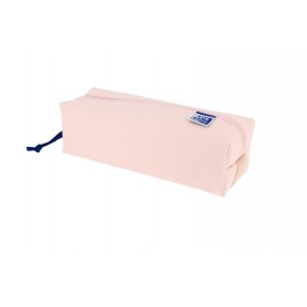 OXFORD LIVE & GO ESTUCHE CUADRADO GRANDE - MATERIAL ACOLCHADO - GOMA ELASTICA PARA UNIRLO AL CUADERNO - ROSA