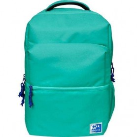 OXFORD B-READY MOCHILA ESCOLAR - TIRANTES ACOLCHADOS Y AJUSTABLES - TAMAÑO 42X30X15CM - TURQUESA