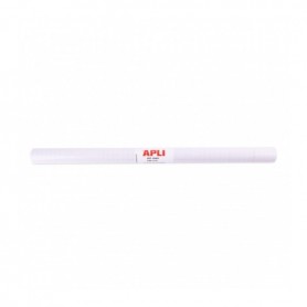 APLI ROLLO DE POLIPROPILENO TRANSPARENTE 3X0.50M 50 MICRAS - ADHESIVO REPOSICIONABLE - SISTEMA EASY PEEL - CUADRICULA DE PRECISI