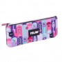 MILAN ALIENS 2 ESTUCHE PORTATODO PLANO - COMPACTO - CIERRE DE CREMALLERA - 23X9X1.5CM - ROSA