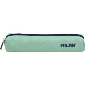 MILAN SERIE 1918 ESTUCHE MINI REDONDO - TEJIDO RESISTENTE A LAS ROTURAS Y RASGADURAS - MEDIDAS 20,5X4,5X5CM - VERDE
