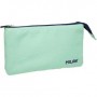 MILAN SERIE 1918 ESTUCHE PORTATODO 5 COMPARTIMENTOS - TEJIDO RESISTENTE A LAS ROTURAS Y RASGADURAS - MEDIDAS 22X12X4CM - VERDE
