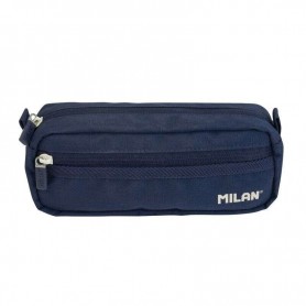 MILAN COLECCION 430 ESTUCHE PORTATODO RECTANGULAR 2 COMPARTIMENTOS - TEJIDO RESISTENTE A LAS ROTURAS Y RASGADURAS - MEDIDAS 21X8