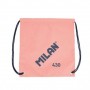 MILAN SERIE 1918 BOLSA/MOCHILA DE TIRAS GRANDE - TEJIDO 'RIPSTOP' LIGERO Y RESISTENTE - MEDIDAS 34X42X0.7CM - ROSA
